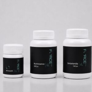 FORCE TRIO - DUTASTERIDA ORAL 0,5 MG + MINOXIDIL ORAL 2,5 MG + FORCE + NUTRIESSENCE (PROMOCIONAL)